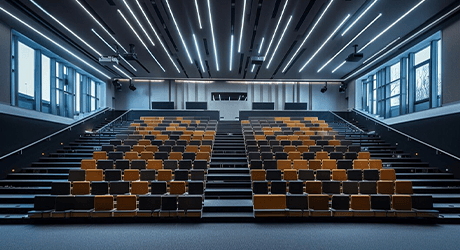 Empty College Auditorium