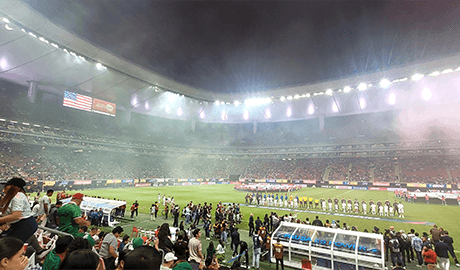 Equipo audiovisual para el mundial de futbol Parte 1