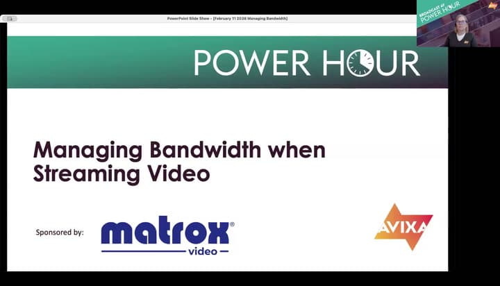 Managing Bandwidth for Streaming Video
