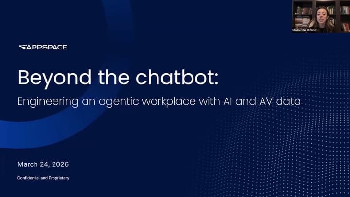 Beyond The Chatbot - Engineering An Agentic Workplace With AI And AV Data